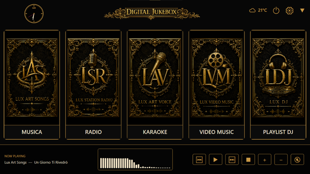 DIGITAL JUKEBOX DJB Home originale del Digital Jukebox